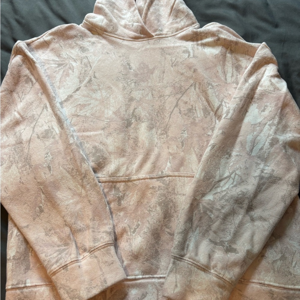 Hollister Pale Pink Marble Hoodie